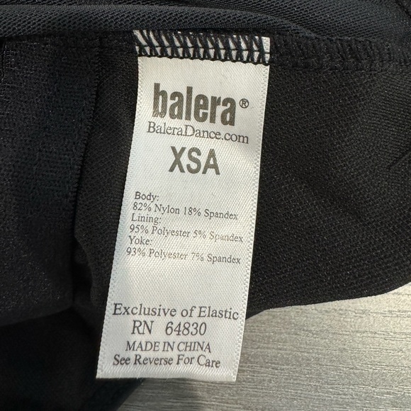 Balera Dance Women's Black Leotard (Sz XSA) - Picture 8 of 8
